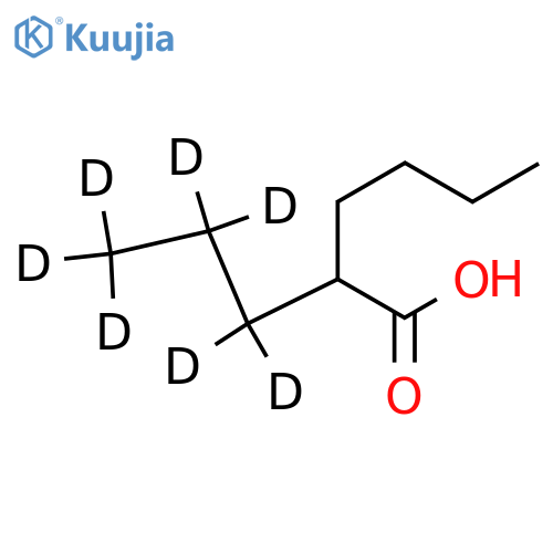 2-Propylhexanoic Acid-d7 structure