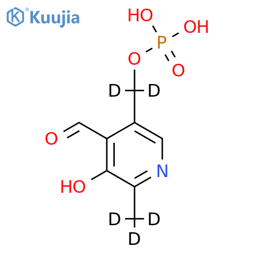 Pyridoxal-d5 5'-Phosphate structure