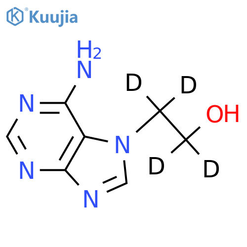 N7-(2-Hydroxyethyl-d4)adenine structure