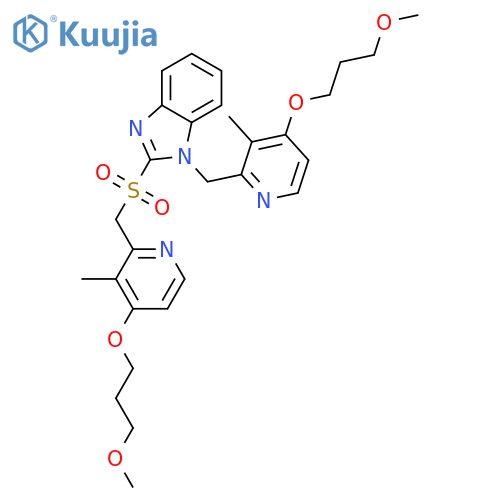 N-4-(3-Methoxypropoxy)-3-methyl-2-pyridinylmethyl Rabeprazole Sulfone structure