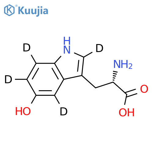 5-Hydroxy L-Tryptophan-d4 (Major) structure