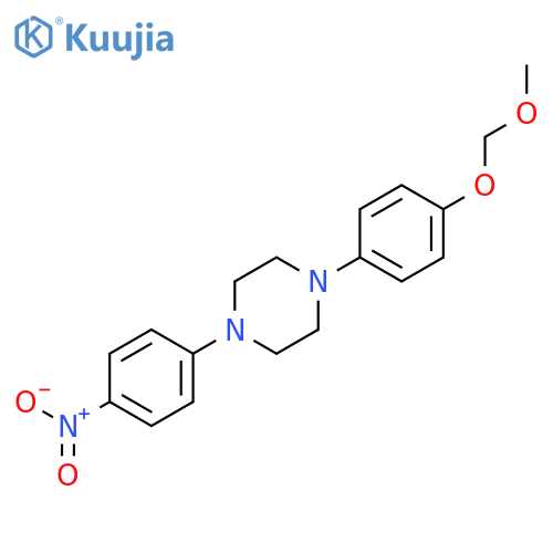 1-(4-O-Methoxymethyl-4-hydroxyphenyl)-4-(4-nitrophenyl)piperazine structure