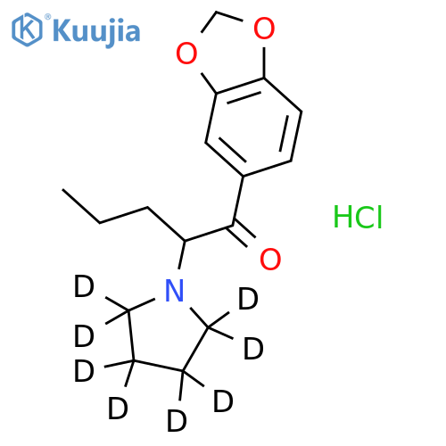 Methylenedioxy Pyrovalerone-d8 (hydrochloride) structure