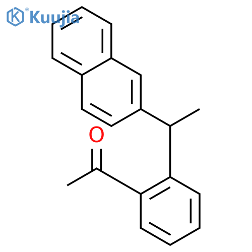1-Acetyl-2-1-(2-naphthyl)ethylbenzene structure