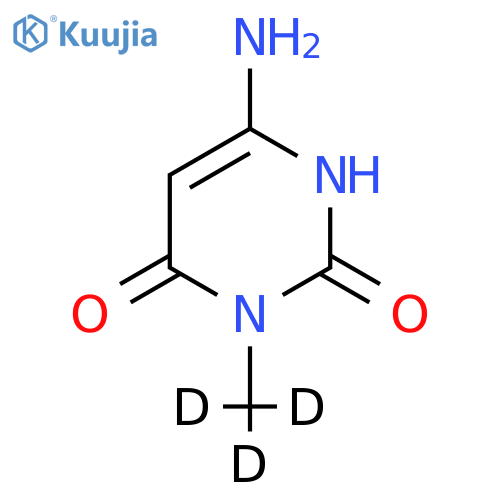 6-Amino-3-methyluracil-d3 structure