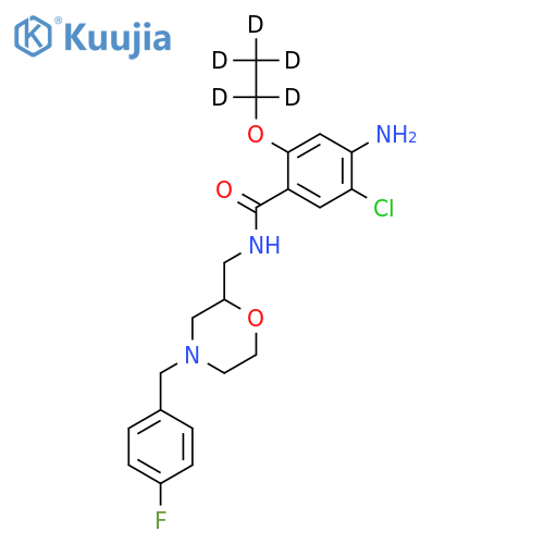 Mosapride-d5 structure