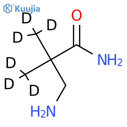 3-Amino-2,2-dimethylpropanamide-d6 structure