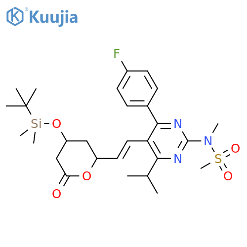 5’-O-tert-Butyldimethylsilyl Rosuvastatin Lactone structure