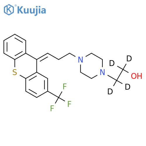 (E/Z)-Flupentixol-d4 Dihydrochloride structure