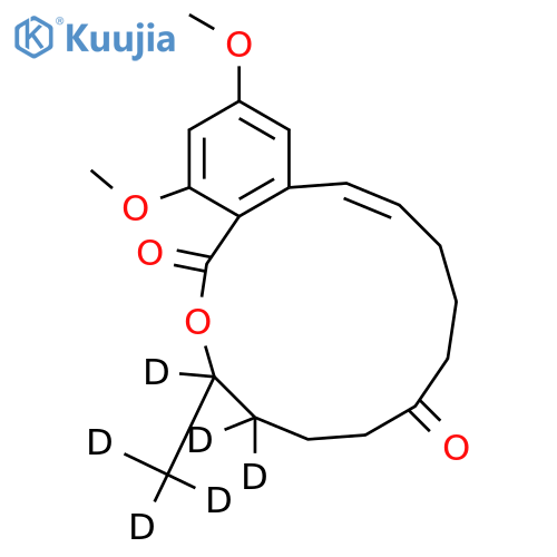 rac 2,4-O-Dimethylzearalenone-d6 structure