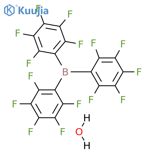Tris(Pentafluorophenyl)borane Hydrate structure