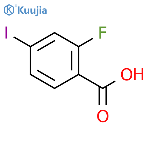 2-Fluoro-4-iodobenzoic acid structure