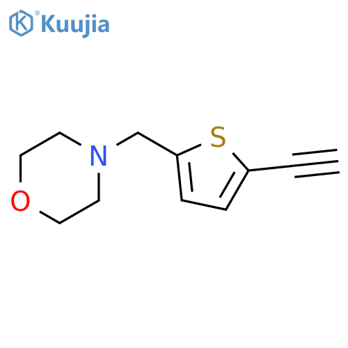 Morpholine, 4-[(5-ethynyl-2-thienyl)methyl]- structure