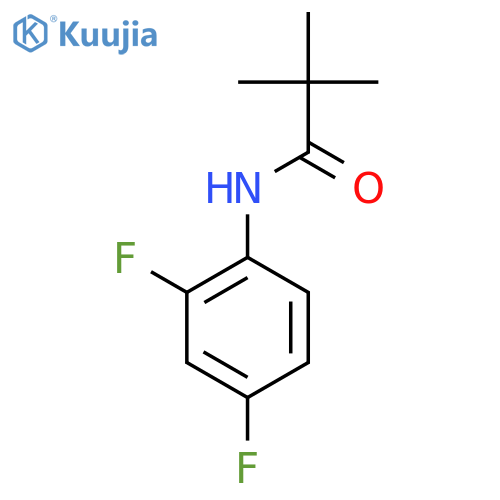 2,4-DIFLUORO-N-(2,2-DIMETHYLPROPANOYL)ANILINE structure