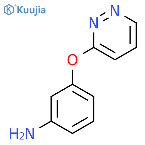 3-(Pyridazin-3-yloxy)aniline structure