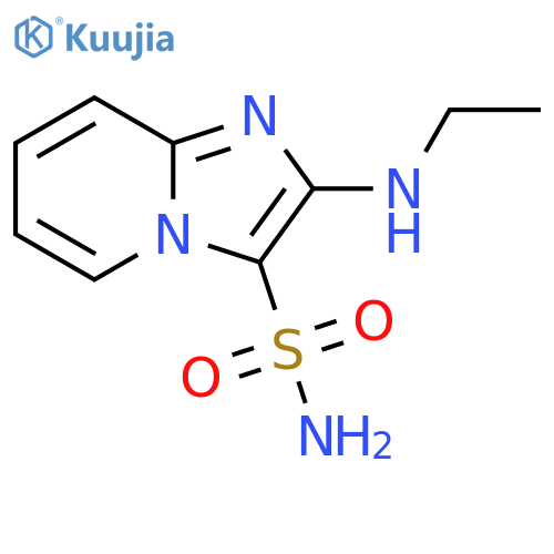2-(ETHYLAMINO)IMIDAZO1,2-APYRIDINE-3-SULFONAMIDE structure