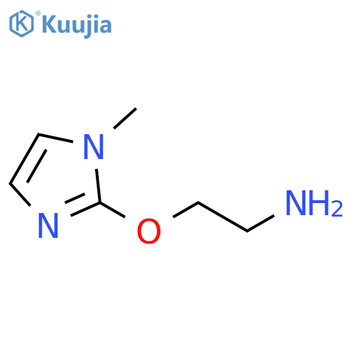 2-(1-methyl-1H-imidazol-2-yl)oxyethan-1-amine structure