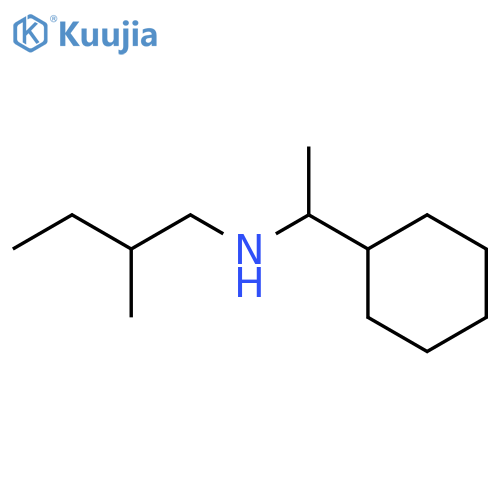 (1-Cyclohexylethyl)(2-methylbutyl)amine structure