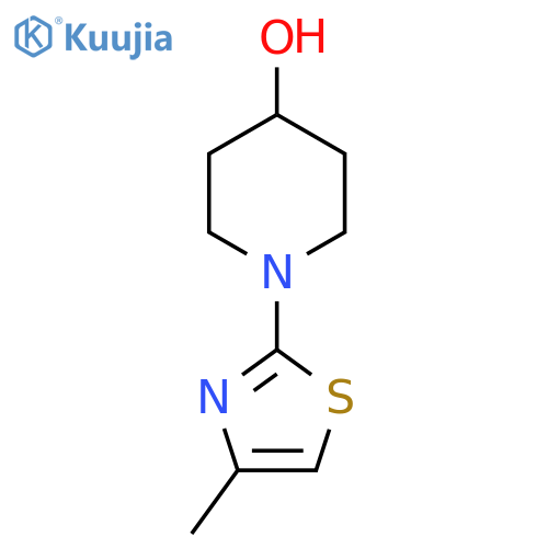 1-(4-Methyl-1,3-thiazol-2-yl)piperidin-4-ol structure