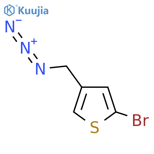 4-(Azidomethyl)-2-bromothiophene structure