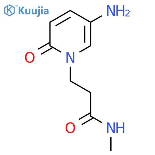 3-(5-Amino-2-oxo-1,2-dihydropyridin-1-yl)-n-methylpropanamide structure