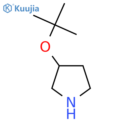 3-(Tert-butoxy)pyrrolidine structure