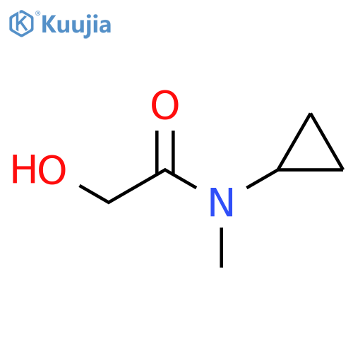 N-cyclopropyl-2-hydroxy-N-methylacetamide structure
