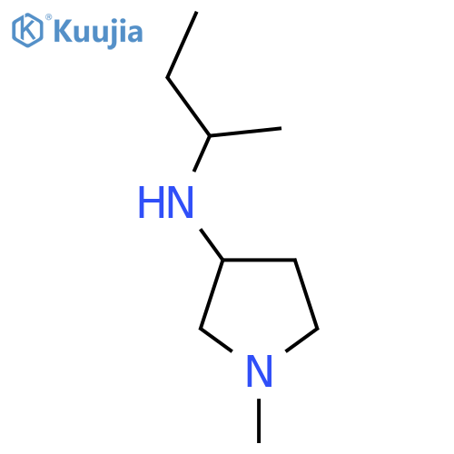 N-(butan-2-yl)-1-methylpyrrolidin-3-amine structure