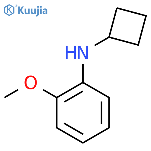 N-cyclobutyl-2-methoxyaniline structure