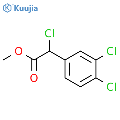 methyl 2-chloro-2-(3,4-dichlorophenyl)acetate structure