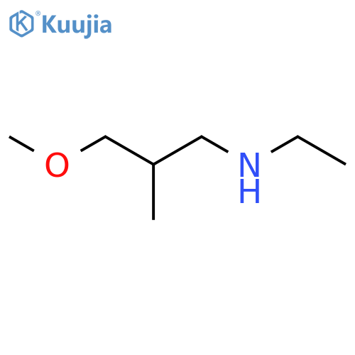 Ethyl(3-methoxy-2-methylpropyl)amine structure