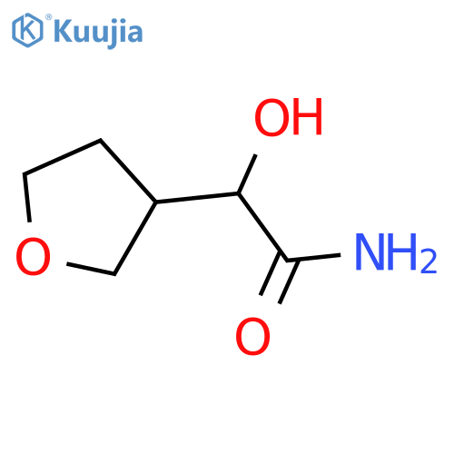 2-hydroxy-2-(oxolan-3-yl)acetamide structure