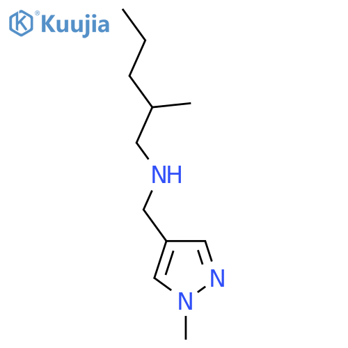 (1-methyl-1H-pyrazol-4-yl)methyl(2-methylpentyl)amine structure