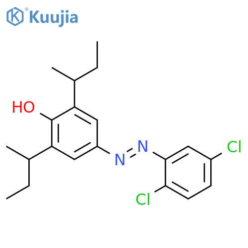 Phenol, 4-[(2,5-dichlorophenyl)azo]-2,6-bis(1-methylpropyl)- structure