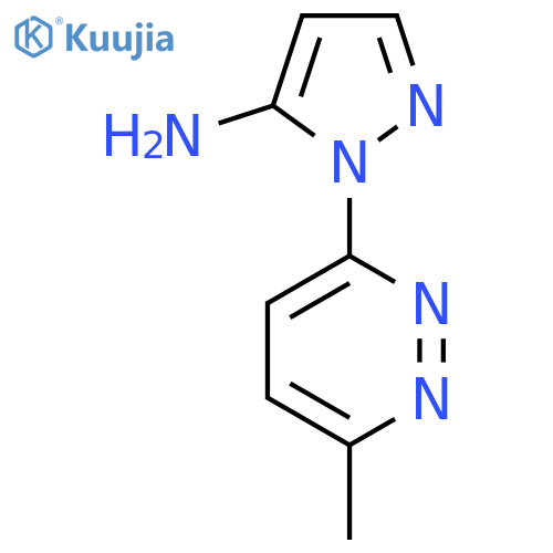 1-(6-methylpyridazin-3-yl)-1H-pyrazol-5-amine structure