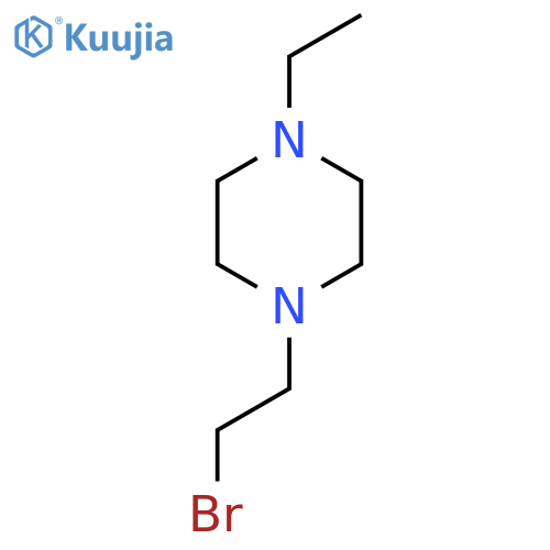 1-(2-Bromoethyl)-4-ethylpiperazine structure