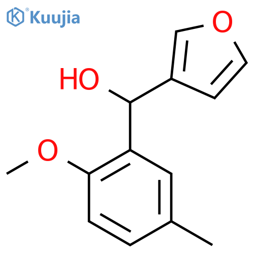 3-Furyl-(2-methoxy-5-methylphenyl)methanol structure