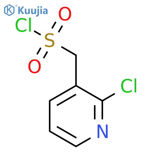 (2-chloropyridin-3-yl)methanesulfonyl chloride structure