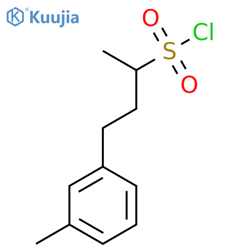 4-(3-Methylphenyl)butane-2-sulfonyl chloride structure
