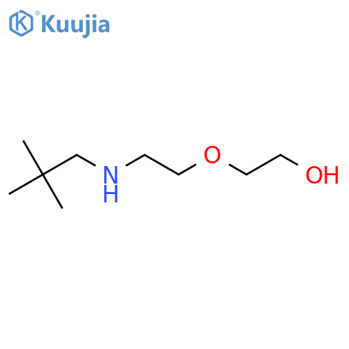 2-{2-(2,2-dimethylpropyl)aminoethoxy}ethan-1-ol structure