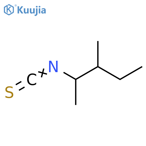 2-isothiocyanato-3-methylpentane structure