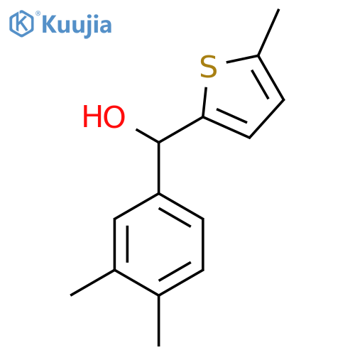 3,4-Dimethylphenyl-(5-methyl-2-thienyl)methanol structure