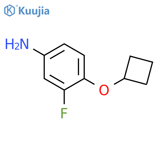 4-cyclobutoxy-3-fluoroaniline structure