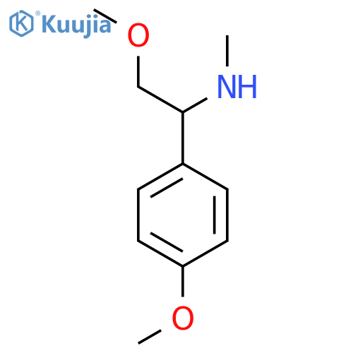 2-methoxy-1-(4-methoxyphenyl)ethyl(methyl)amine structure