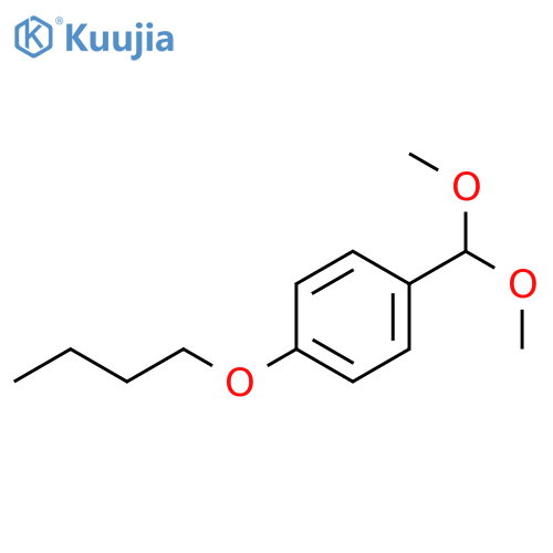 Benzene, 1-butoxy-4-(dimethoxymethyl)- structure