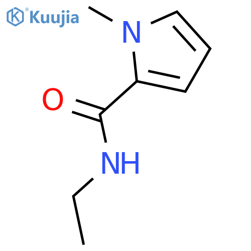 N-Ethyl-1-methylpyrrole-2-carboxamide structure