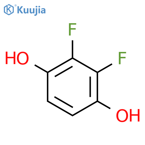 2,3-DIFLUOROHYDROQUINONE structure