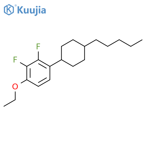 1-Ethoxy-2,3-difluoro-4-(trans-4-pentylcyclohexyl)benzene structure