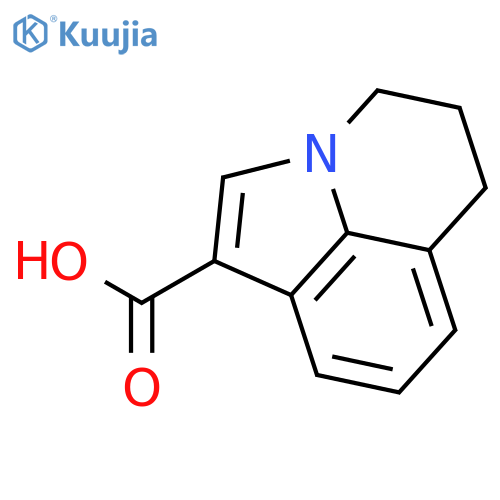 5,6-Dihydro-4H-pyrrolo[3,2,1-ij]quinoline-1-carboxylic acid structure