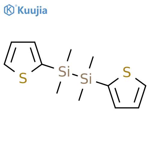 bis(2-Thienyl)-1,1,2,2-tetramethyldisilane structure